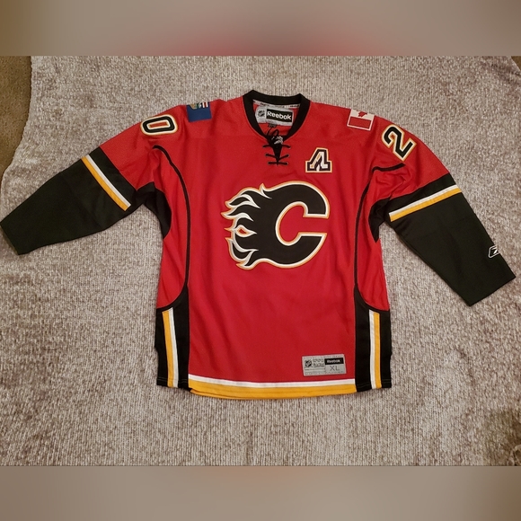NHL Reebok Curtis Glencross Calgary Flames Home Premier Jersey - Picture 1 of 10